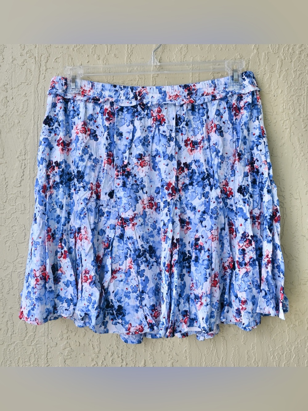 Crown & Ivy Blue Floral Skirt - Picture 2 of 2